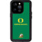 University of Oregon Yellow O with Text iPhone 15 Pro Waterproof Case